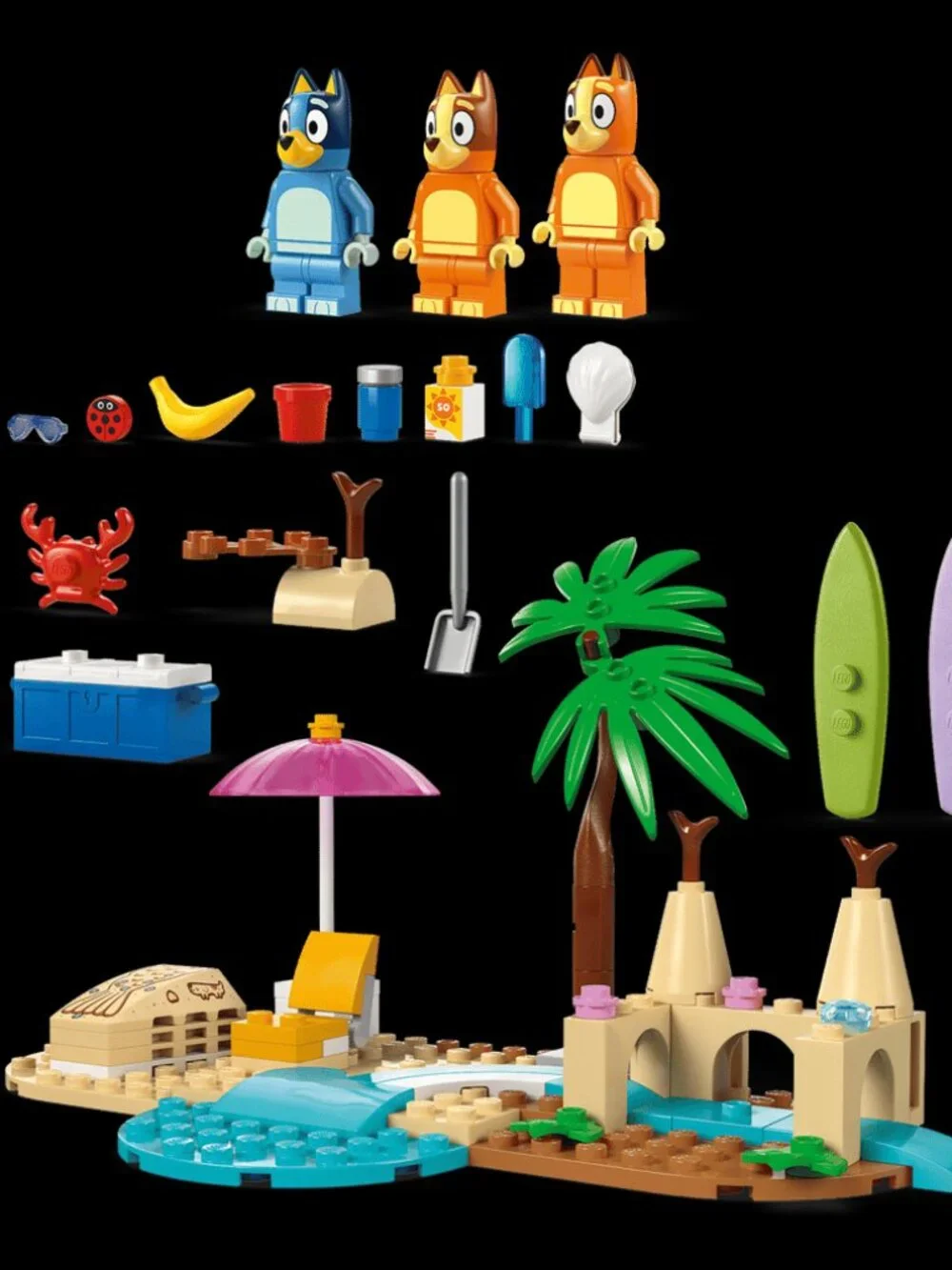 New & Sealed Lego DUPLO Bluey’s Beach & Family Car Trip Set 11202